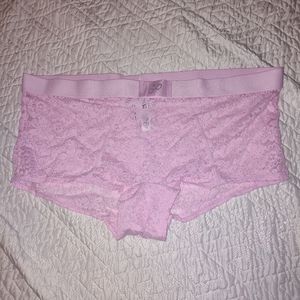 Victoria's secret PINK lace boyshorts XL